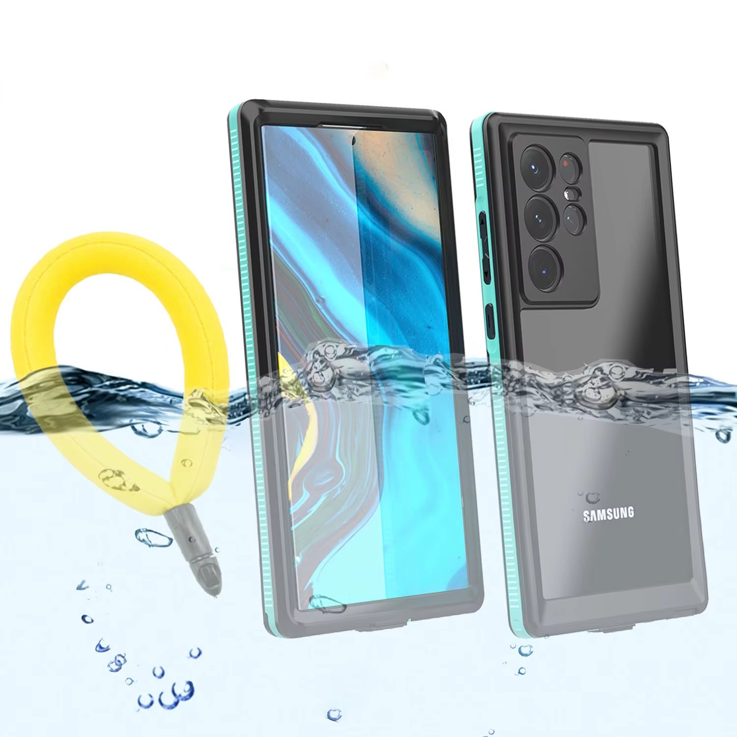 IP68 Waterproof Case For Samsung Galaxy S22 Ultra S22 S22Plus Shock Drop proof Cover Diving Swim outdoor sport Bags & Storage Items Waterproof phone cases