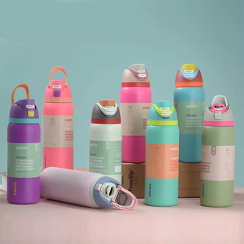 0-c965d9.jpeg Owala Vacuum Flask & Thermos Water Bottle Stainless Steel Thermal Mug Thermo Tumbler for Hot and Cold Coffee Drinkware Insulated water bottles Practical Beach Essentials
